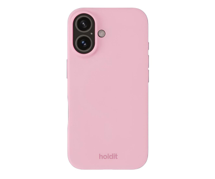 Etui do telefonów Holdit Silicone Case iPhone 16 Pink 16506